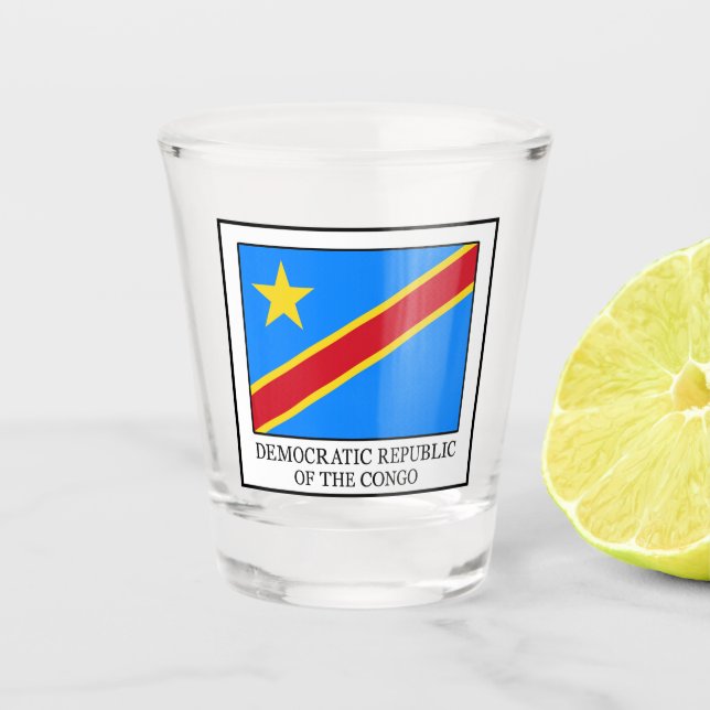 Demokratische Republik Kongo Schnapsglas (Vorderseite)