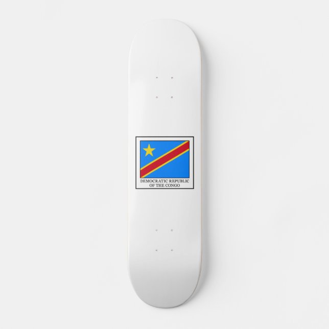 Demokratische Republik Kongo Skateboard (Vorderseite)