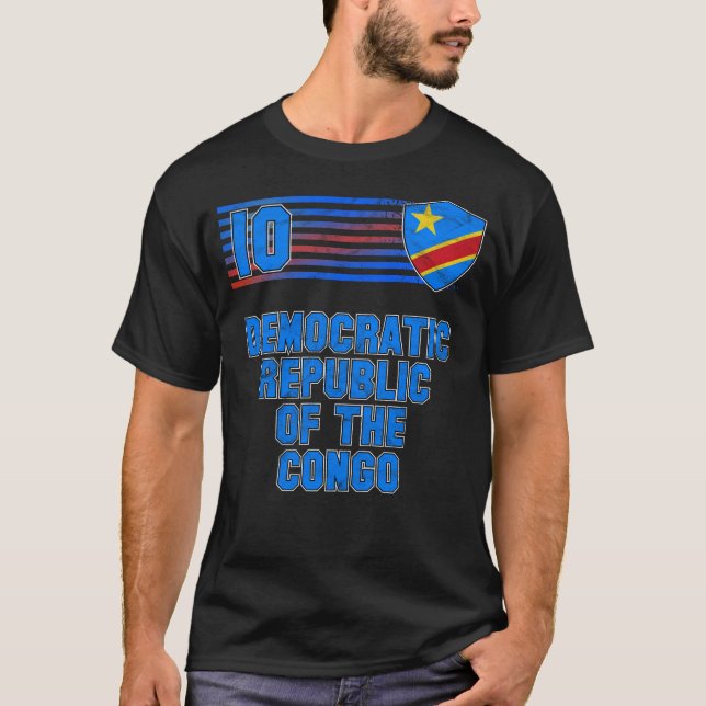 Demokratische Republik Kongo T-Shirt (Vorderseite)