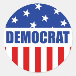 Demokratische Runde Sticker