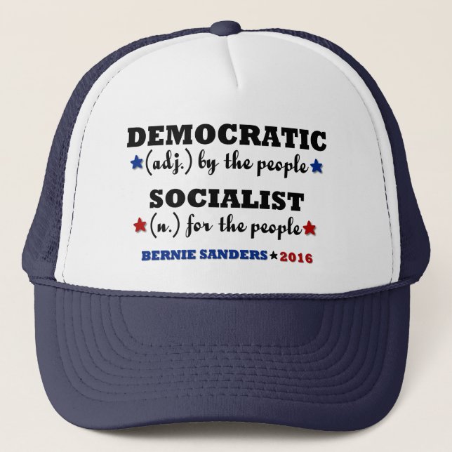 Demokratische sozialistische truckerkappe (Vorderseite)