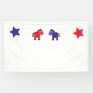 Demokratischer Donkey Banner
