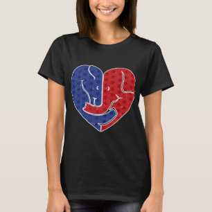 Demokratischer Donkey-Republikaner Elephant T-Shirt