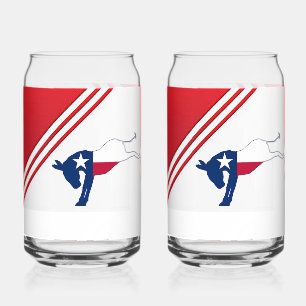 Demokratischer Esel kann Glas