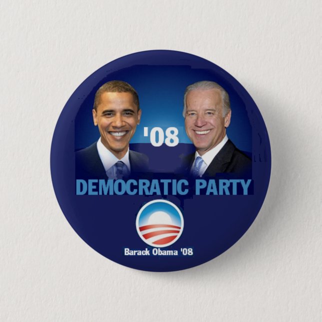 Demokratischer Party-Knopf Button (Vorderseite)