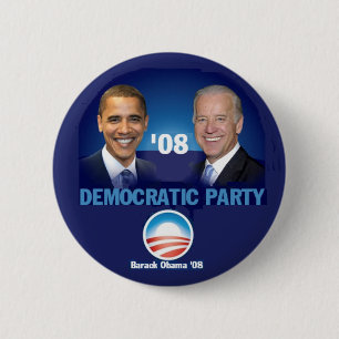 Demokratischer Party-Knopf Button