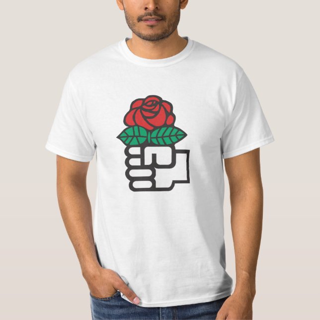 Demokratischer Sozialismus (das Faust-und T-Shirt (Vorderseite)