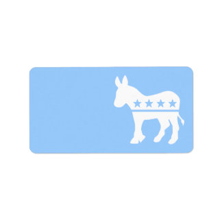 Demokratisches Donkey-Siegel Adressaufkleber