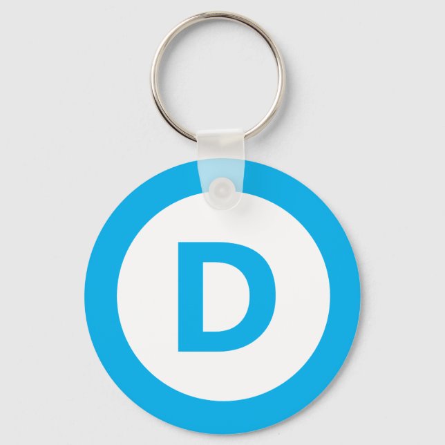 Demokratisches Party Schlüsselanhänger (Vorderseite)