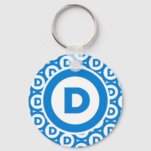 Demokratisches Party Schlüsselanhänger (Vorderseite)