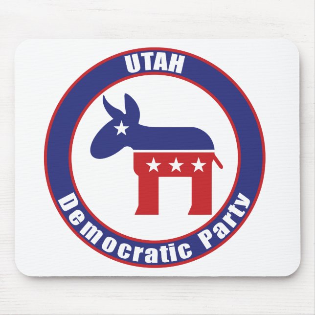 Demokratisches Party Utahs Mousepad (Vorne)