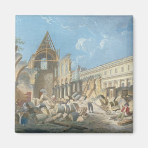 Demolierung des Couvent DES Cordeliers, c.1802 Magnet