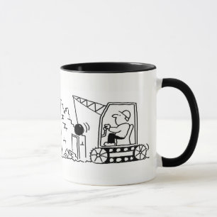 Démolition Entrepreneur Cartoon Mug