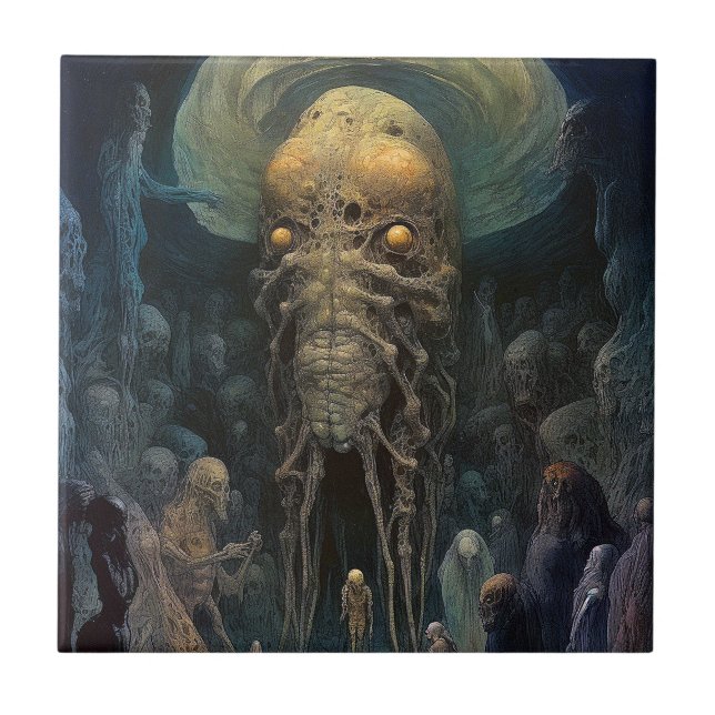 Demon Alien Underworld Creature Fliese (Vorderseite)