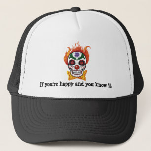 Démon crâne clown - Casquette clown