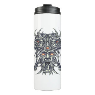 Demon Face Thermosbecher