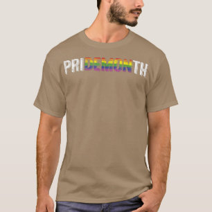 Demon Gay Lesbian LGBT Flag 2022 im Monat Pride  T-Shirt
