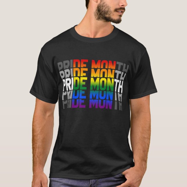 Demon-Gay Pride-LGBT-Monat T-Shirt (Vorderseite)