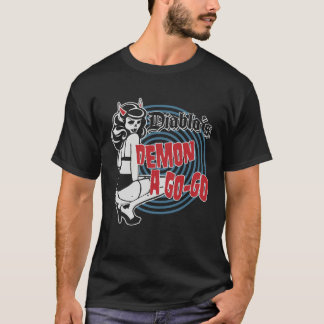 DEMON GO GO PINUP KILLER HALLOWEEN UNDEAD RETRO HO T-Shirt