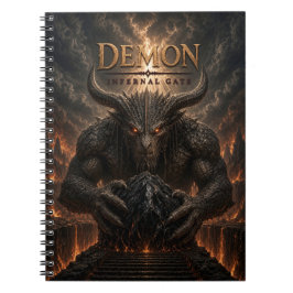 Demon Höllentor Dark Cinema Notizblock