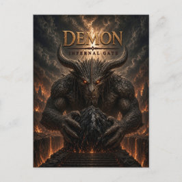 Demon Höllentor Dark Cinema Postkarte