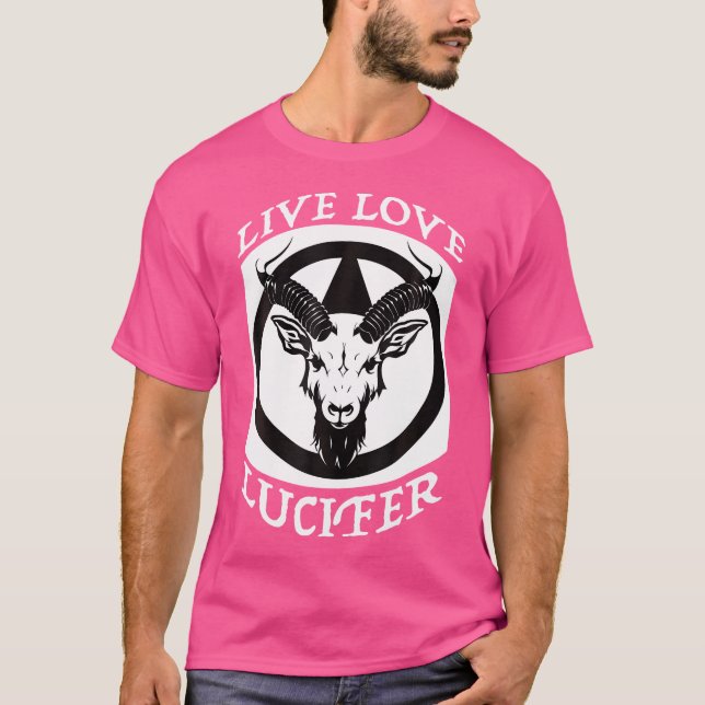 Demon Lucifer Goat T-Shirt (Vorderseite)