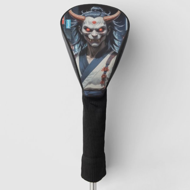 Demon Samurai Golf Headcover (Vorderseite)