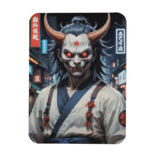 Demon Samurai Magnet