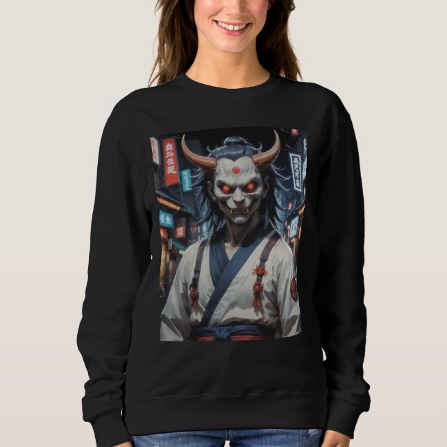 Demon Samurai Sweatshirt (Vorderseite)