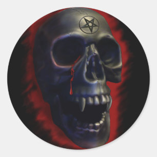 Demon Skull 1 Aufkleber