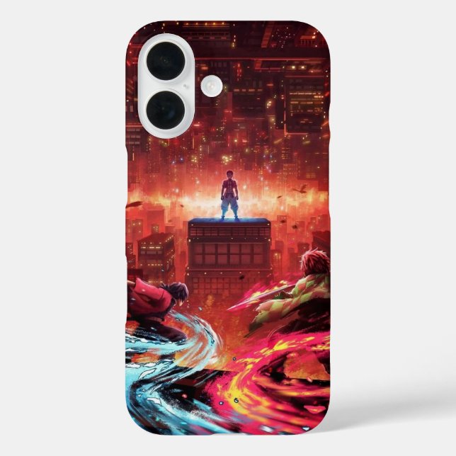 Demon Slayer Handyhülle iPhone 16 Hülle (Rückseite)