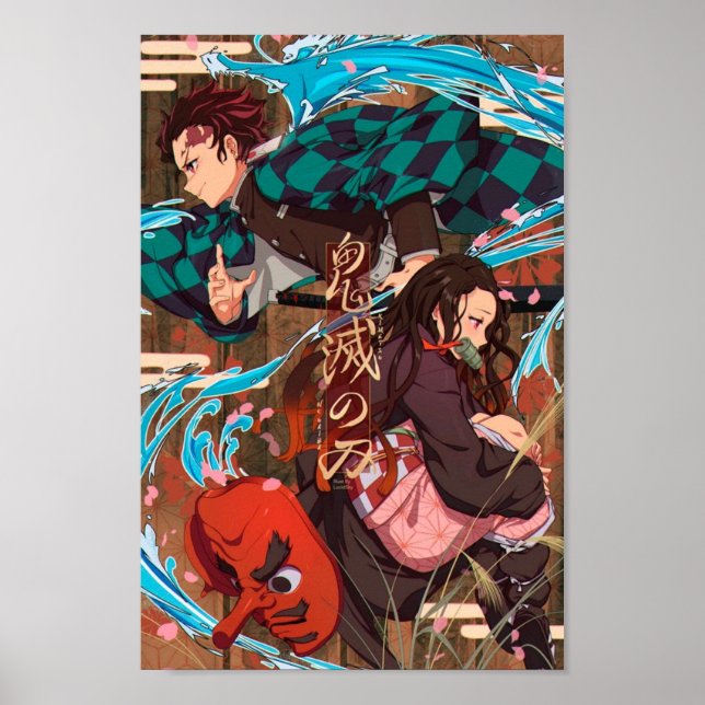 Demon Slayer Kimetsu no Yaiba Poster (Vorne)