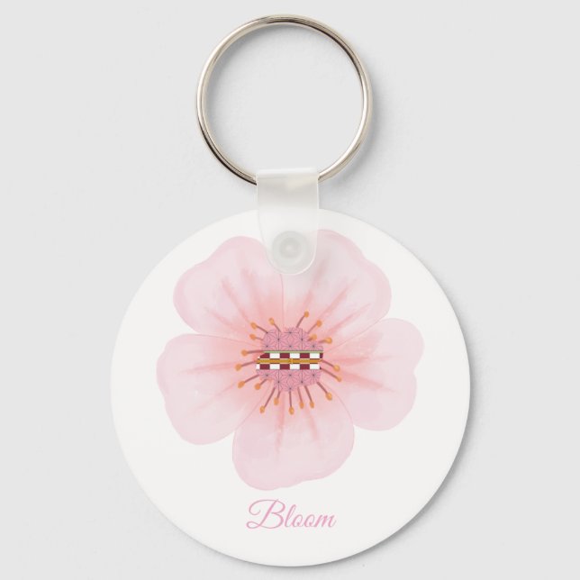 Demon Slayer Nezuko inspiriert Schlüsselanhänger (Vorderseite)