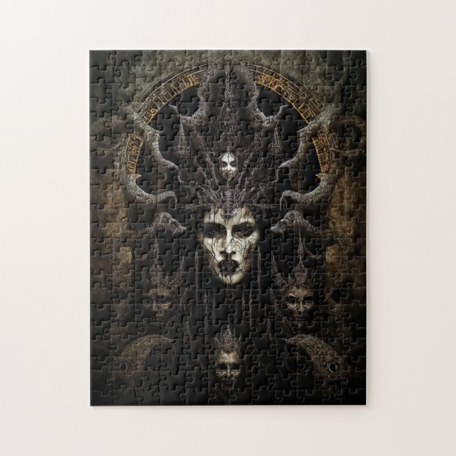 Demon Woman Monster Horror Art (Vertikal)
