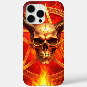 Demonenschädel iPhone / iPad-Hülle 16 Pro Max Hülle