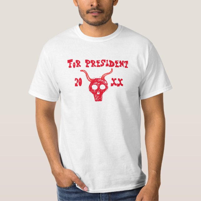 DemonFür Präsident 20xx T-Shirt (Vorderseite)
