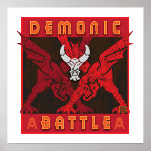 Demonic Battle Poster