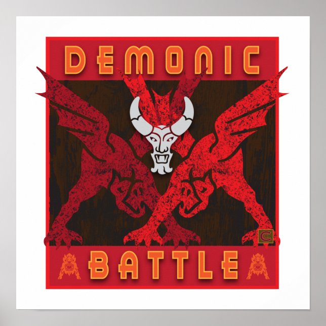Demonic Battle Poster (Vorne)