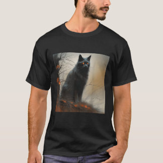 Demonic Cat Sinister Feline Ominous Kitty Demon Ca T-Shirt