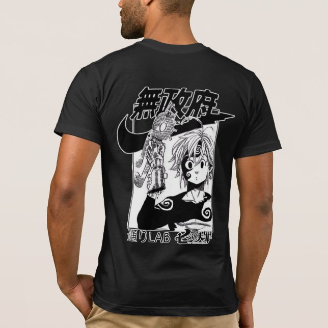 😈Demonic Dragon Knight Tee – Dark Sin Awakening😈 (Rückseite)