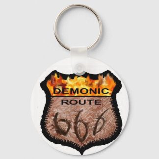 Demonische Route 666 Schlüsselanhänger