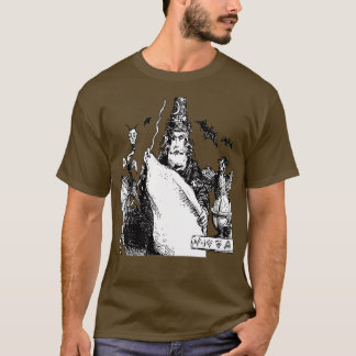 Demonischer Vorhersager der Zukunft mit magischen  T-Shirt