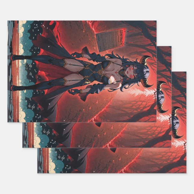 Demonstration mit Kontakt an Crossroads, Anime Dem Geschenkpapier Set (Set)