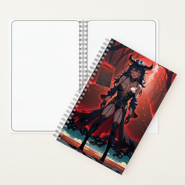 Demonstration mit Kontakt an Crossroads, Anime Dem Notizbuch (Innen)