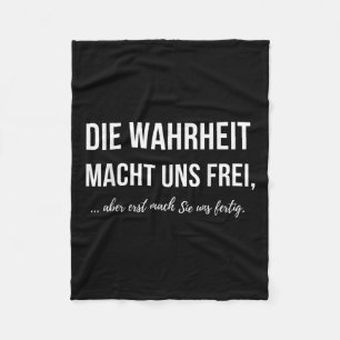Demonstration Umweltschutz Die Wahrheit M Fleecedecke