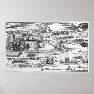 Demonstration von Verteidigungsmaßnahmen Poster