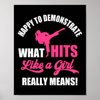 Demonstrieren, was Hits wie ein Mädchen wirklich b Poster