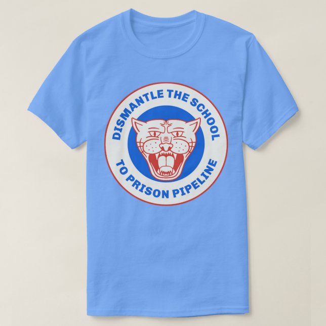 Demontage der SchoolToPrison-Pipeline T-Shirt (Design vorne)