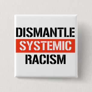 Demontage systemischen Rassismus Button