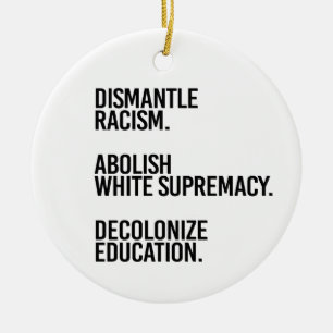 Demontieren Abolish Decolonisation Keramik Ornament